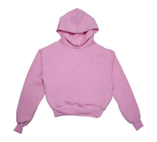 BOXY PINK HOODIE