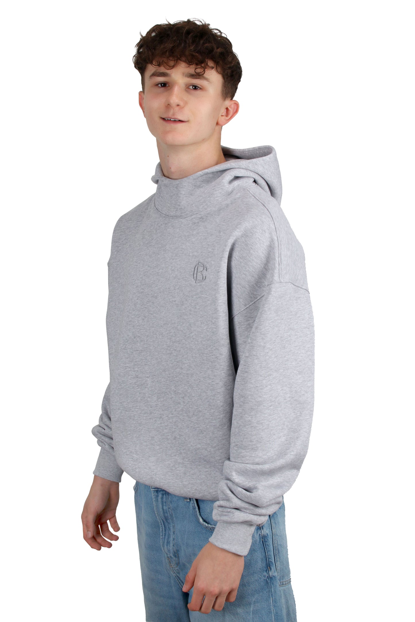 OVERSIZED HOODIE LIGHT GREY