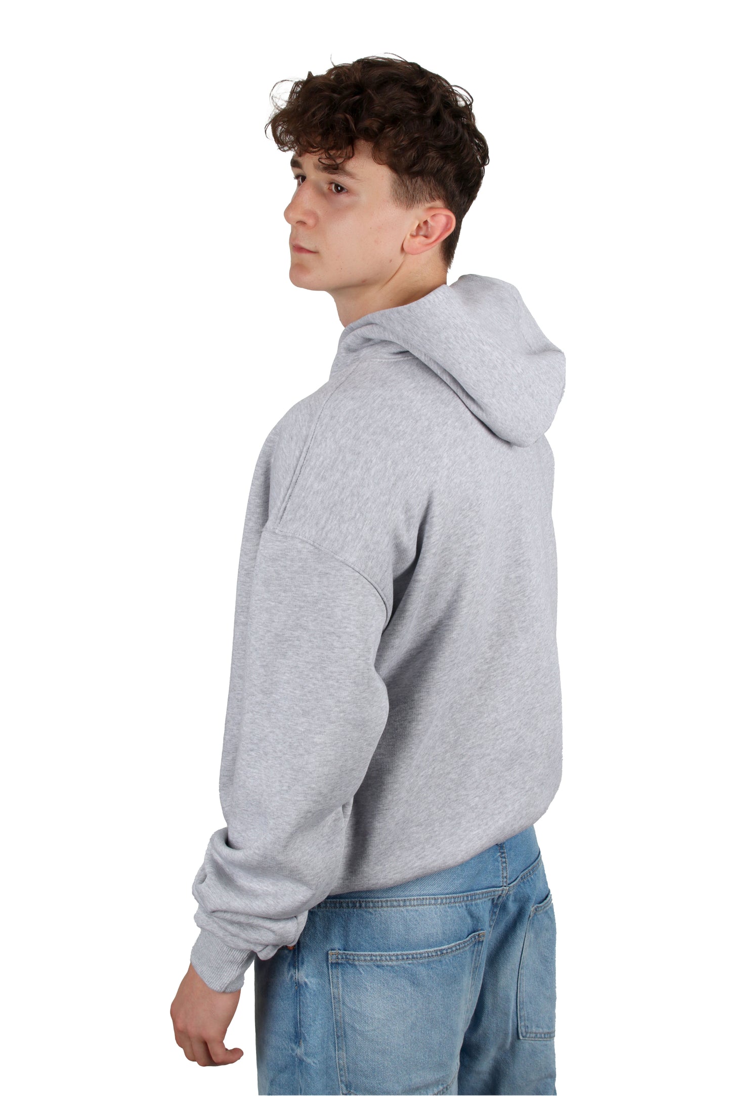 OVERSIZED HOODIE LIGHT GREY