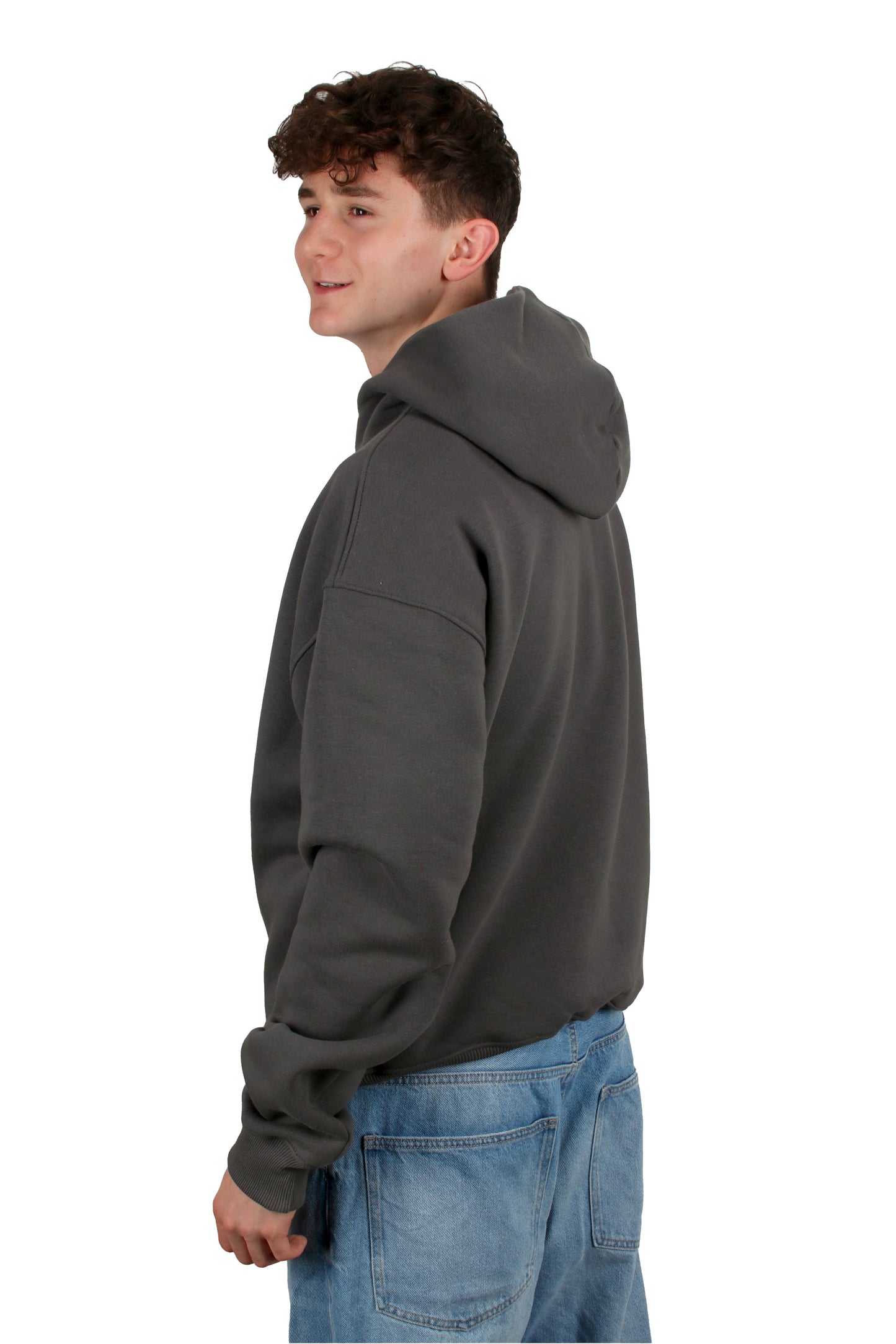 OVERSIZED HOODIE DARK GREY